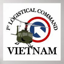 Vietnam Vet - 1st Log Cmd Posters