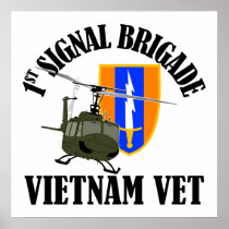 Vietnam Vet - 1st Sig Bde Posters