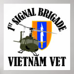 Vietnam Vet - 1st Sig Bde Posters