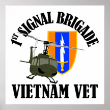 Vietnam Vet - 1st Sig Bde Posters