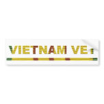 Vietnam Vet Bumper Sticker