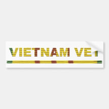 Vietnam Vet Bumper Sticker