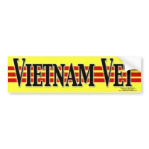 Vietnam Veteran Bumper Sticker bumper stickers