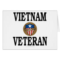 Vietnam veteran greeting card