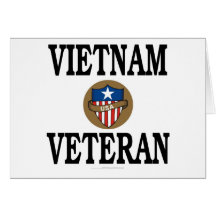 Vietnam veteran greeting card