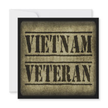 Vietnam Veteran Military Personalized Invitations