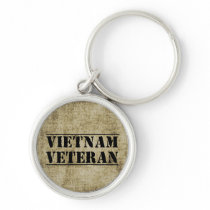 Vietnam Veteran Military Keychain