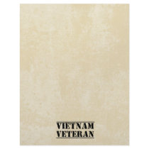 Vietnam Veteran Military Personalized Letterhead