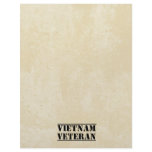 Vietnam Veteran Military Personalized Letterhead