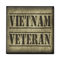 Vietnam Veteran Military Refrigerator Magnet