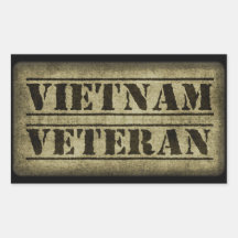 Vietnam Veteran Military Sticker