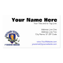 Vietnam Veteran Mohawk Business Card Templates