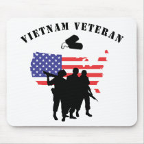 Vietnam Veteran Mouse Mats