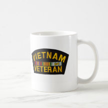 VIETNAM Veteran Patch Coffee Mugs
