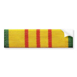 Vietnam veteran service ribbon bumper sticker