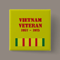 Vietnam Veteran, Vietnam Veteran buttons