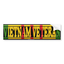 Vietnam Veteran VSM Ribbon Bumper Sticker