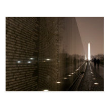 vietnam veterans memorial postcards