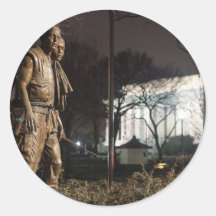 Vietnam Veterans Memorial Round Sticker