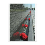 Vietnam veterans Memorial Wall Post Cards