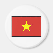 Vietnam – Vietnamese Flag Fridge Magnet