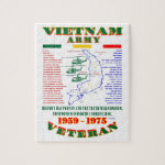 VIETNAM WAR AMERICAN ARMY VETERAN JIGSAW PUZZLE VIETNAM WAR AMERICAN ARMY VETERAN JIGSAW PUZZLE