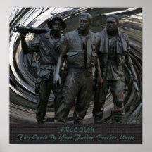 Vietnam War Memorial Poster