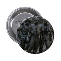 Vietnam War Memorial Round Button buttons