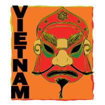 VIETNAMESE MASK t-shirts by nassosvakalis VIETNAMESE MASK t-shirts