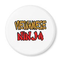 Vietnamese Ninja Refrigerator Magnet