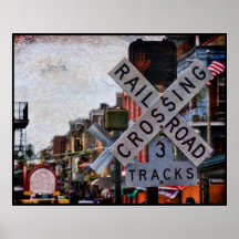Vieux Carre Railroad Poster