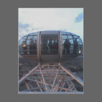 View Across London from London Eye, England postcards