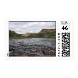 View Across River Stones Into Wittenoom Gorge Mout Postage Stamp