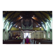View Along The Aisle Of St Johns Lutheran Near Nor Poster