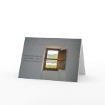 View from a Window Condolence Card