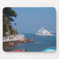 view from an island Puerto Vallarta Mouse Pads
