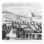 View from Avebury steeple of Silbury Hill Sticker