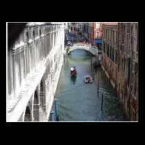View from Bridge of Sighs, Venice postcards