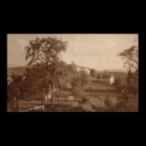 View from East Main Street Bridge in 1900 posters