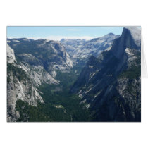 View from Glacier Point Card