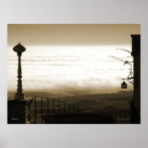 View from Hearst Castle Print