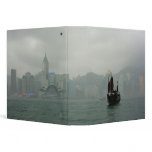View from Kowloon towards Wan Chai, Hong Kong Vinyl Binder