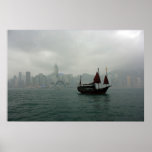 View from Kowloon towards Wan Chai, Hong Kong posters