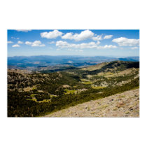 View from Mount Rose Summit posters