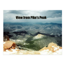View from Pike's Peak Postcards