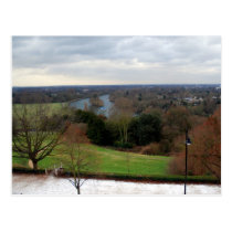 View from Richmond Hill Terrace, Surrey, England postcards