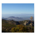 View from Sandstone Peak, Santa Monica Mountains posters