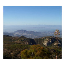View from Sandstone Peak, Santa Monica Mountains posters