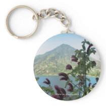 View from Santiago Atitlan, Guatemala Key Chain