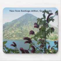 View from Santiago Atitlan, Guatemala Mousepads